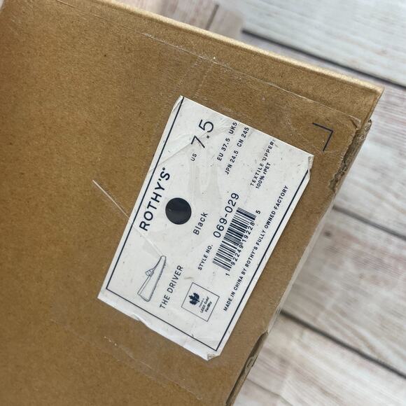 Rothy's The Driver Mens Sz 7.5 Loafers Black - Picture 10 of 10